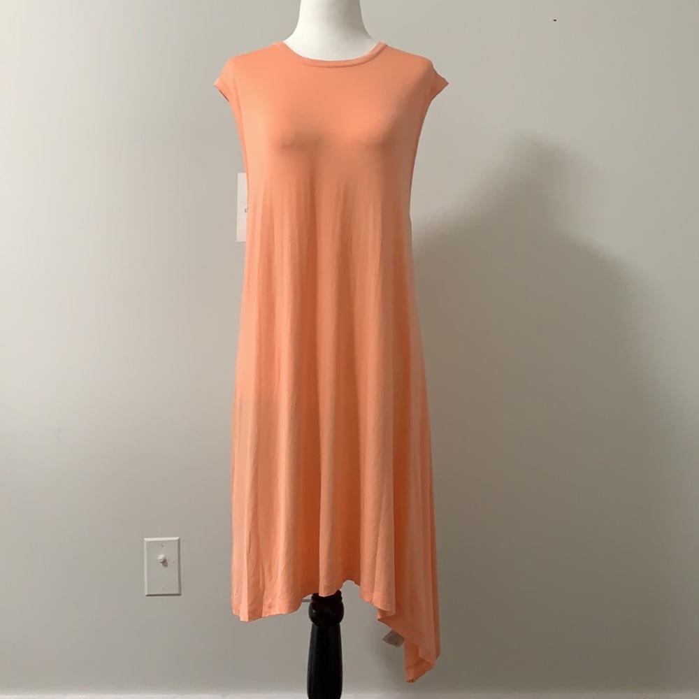 MM6 Asymmetrical Knotted Wrap Shirt Dress